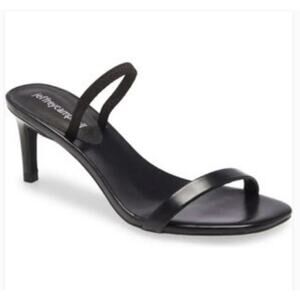 NWOT JEFFREY CAMPBELL Hera-Hi Black Heel Sandals - Size 8